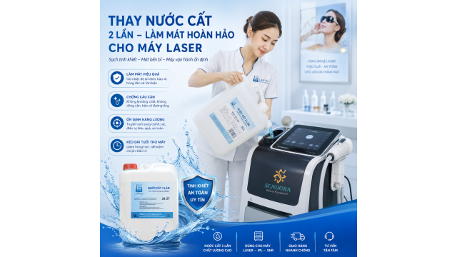 NƯỚC CẤT HAI LẦN CHO SPA
